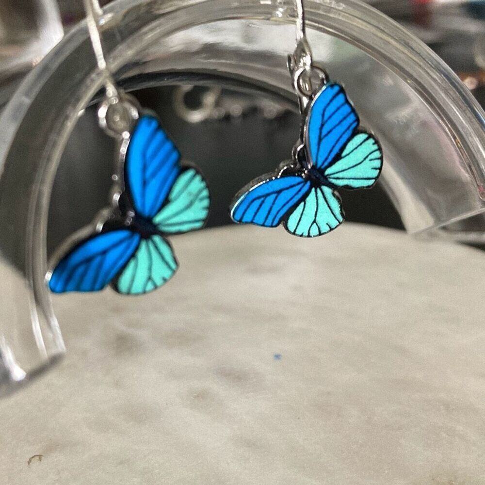 Hoop Earrings butterfly